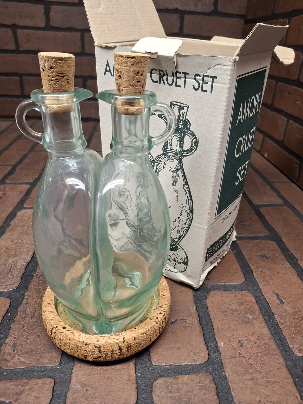 Amore cruet set Euro Glass Italy